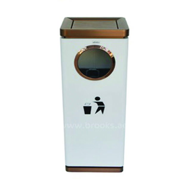Brooks Elvira Square Open Bin White