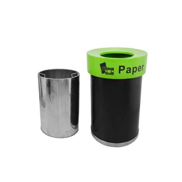 Brooks RITOZ ID Open Bin Black with Color Lid - Image 3