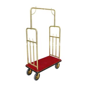 Brooks ZYFER Luggage Trolley Gold+Red Carpet