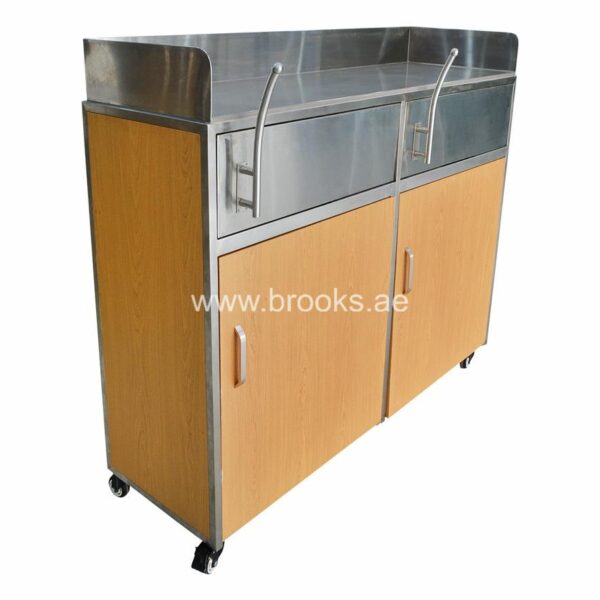 Brooks Twin Food Court Bin With Inner Portable Trolley Bin - Image 3