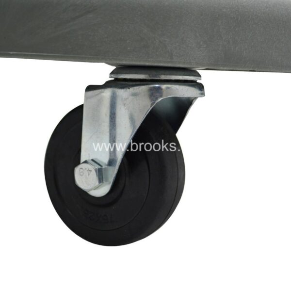 Brooks Bin Dolly 120Ltr 5 Wheel - Image 4