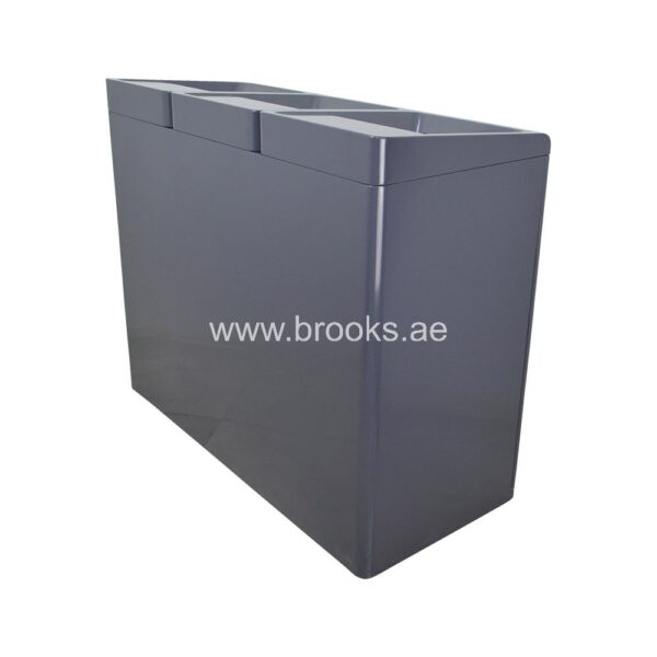 Brooks 3 Stream Recycle Bin 336 Ltr - Image 5