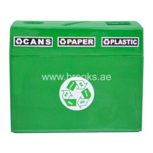 Brooks 3 Stream Recycle Fiber Bin 156 ltr