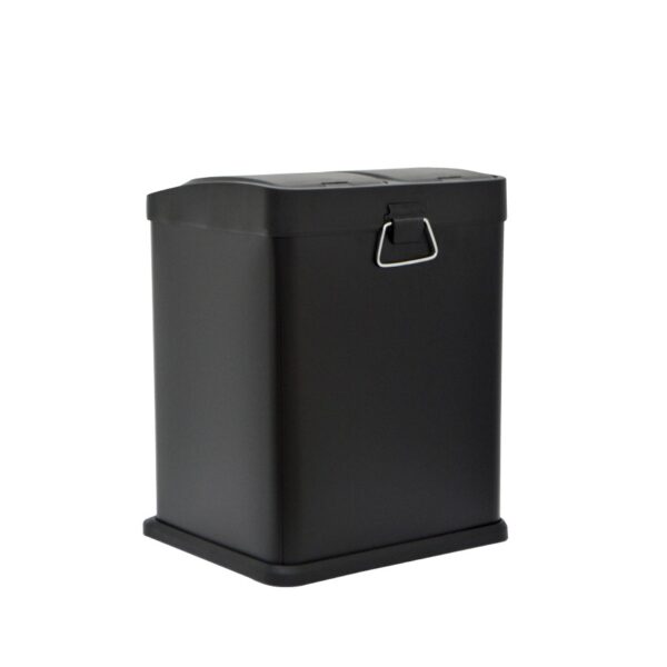 Brooks Zolis 2Stream Recycle Pedal Bin FPR16Ltr Black - Image 3