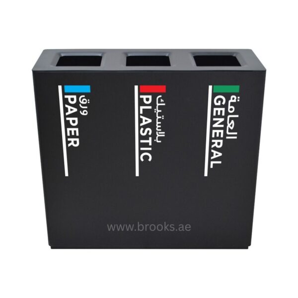 Brooks Jenro GS 3 Stream Recycle Bin Black 108Ltr 