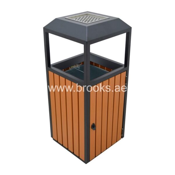 Brooks Renzo Ashtray Bin GS+WPC 42Ltr Wooden - Image 5