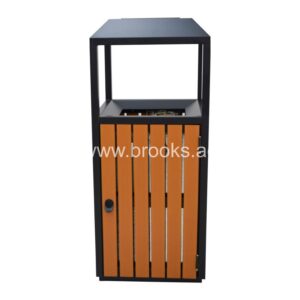 Brooks Renzo Ashtray Bin GS+WPC 42Ltr Wooden