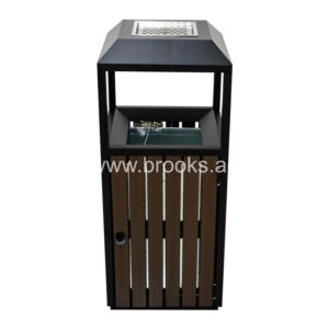 Brooks Renzo Ashtray Bin GS+WPC 42Ltr Coffee