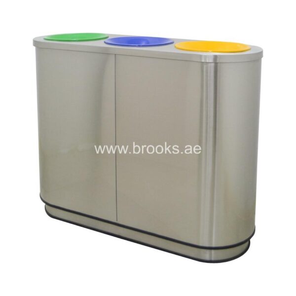 Brooks Klaxon 3 Stream FPR Recycle Bin 120Ltr - Image 2