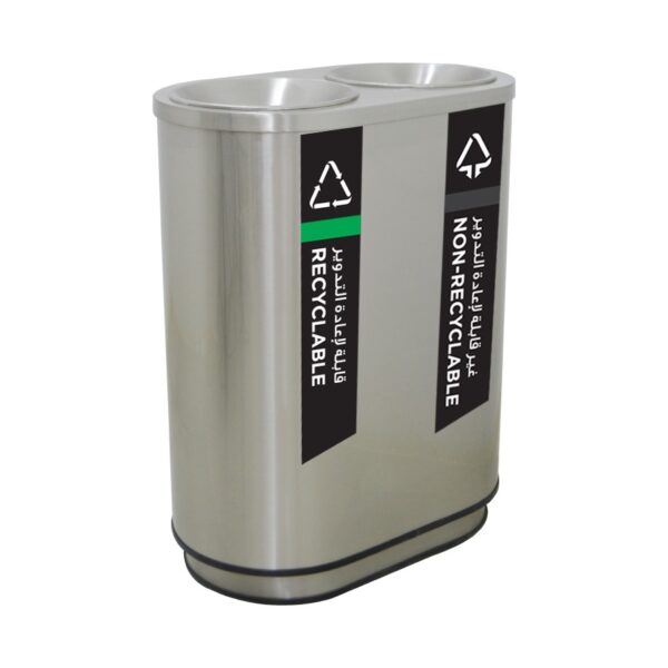 Brooks Klaxon 2Stream FPR Recycle Bin 80Ltr - Image 4