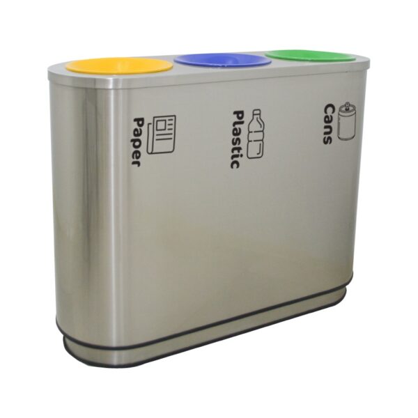 Brooks Klaxon 3 Stream FPR Recycle Bin 120Ltr - Image 5