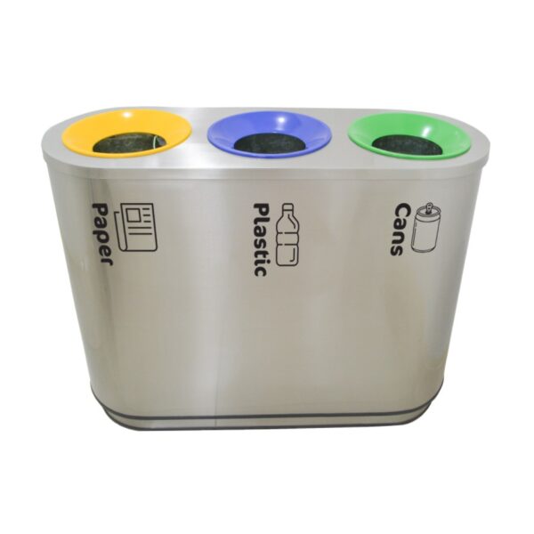 Brooks Klaxon 3 Stream FPR Recycle Bin 120Ltr - Image 6