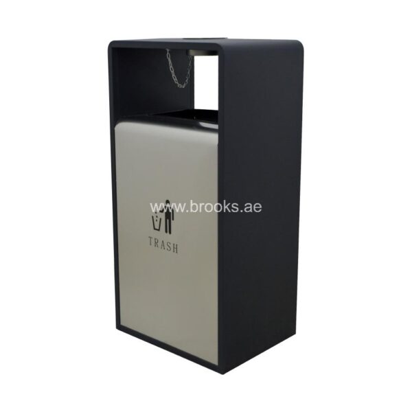 Brooks Vygoz Metal Ashtray Bin 50 Ltr - Image 3