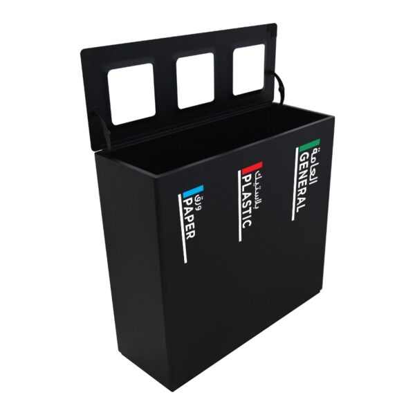 Brooks Jenro GS 3 Stream Recycle Bin Black 108Ltr  - Image 2