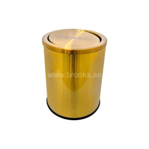 Brooks Dalo Golden SS Round Swing Bin 15Ltr