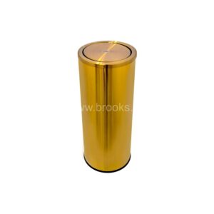 Brooks Dalo Golden SS Round Swing Bin 30Ltr