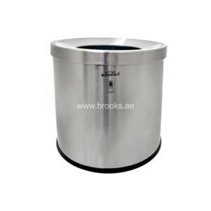 Brooks Neo SS FPR Round Open Bin 12Ltr Matt