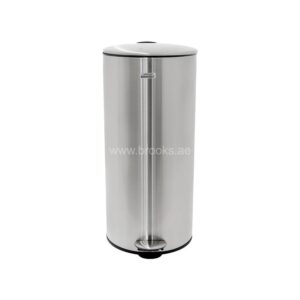 Brooks Fabio SS Pedal Bin FRP 30 Ltr Silver