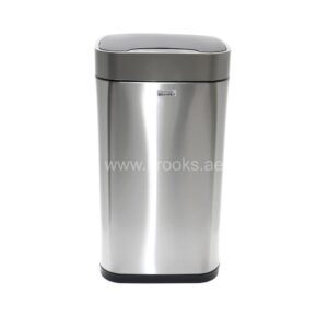 Brooks RIVO Matt Steel Silver Sensor Bin 30Ltr