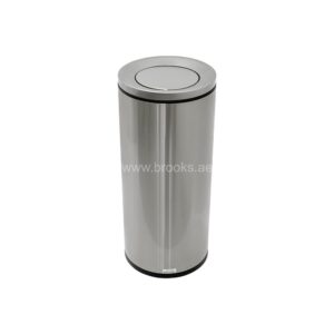 Brooks ARORA SS FRP Swing Bin Silver 30 Ltr