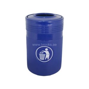 Brooks Round Open Bin Fiber Bin Blue