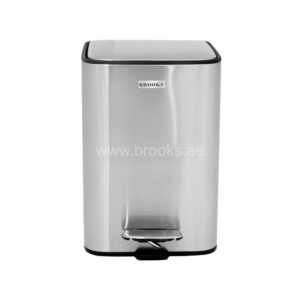 Brooks AALVO SS FPR Softclose Square Pedal Bin 3Ltr