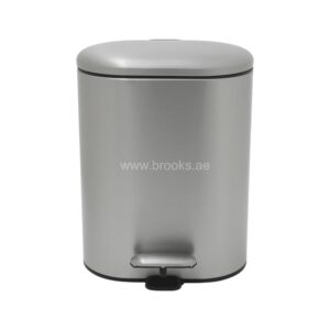 Brooks SS Pedal Bin 6Ltr