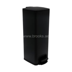 Brooks MARX Pedal Bin Full Black 23Ltr