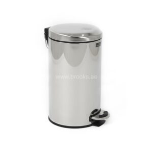 Brooks SS Pedal Bin Moonlid 20Ltr Mirror Finish