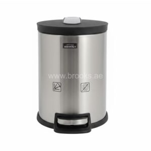 Brooks LISOL FPR SS Pedal Bin 5Ltr Silver