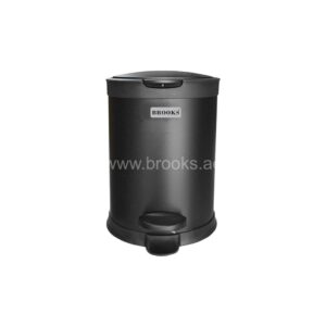 Brooks ZIOL (DAZE) Black Round Pedal Bin 3Ltr