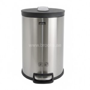 Brooks LISOL FPR SS Pedal Bin 12Ltr Silver