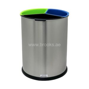 Brooks Glix 3 Stream FRP SS+Plastic Recycle Bin