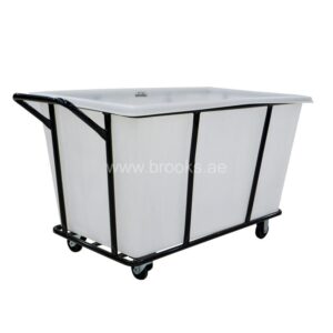 Brooks Gresto Laundry Cart 400Ltr White