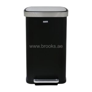 Brooks Dyno Pedal Bin 70Ltr Black/Silver