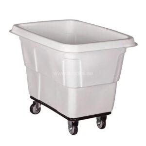 Brooks Relva Steel Base Cube Truck 8cu.ft 500LB White 226ltr