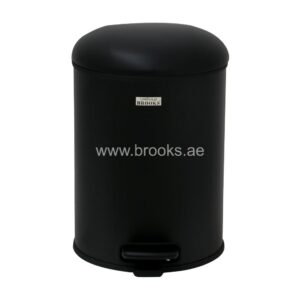 Brooks Choice Pedal Bin Black 8Ltr