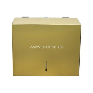 Wall-Mounted Paper Towel Dispenser Golden