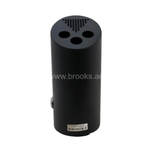 Brooks BINEX SS FPR Wall-Mounted Round Ashtray Black