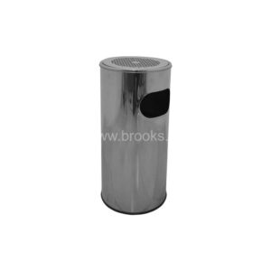 Brooks Hywo SS Ashtray Bin 30Ltr Silver