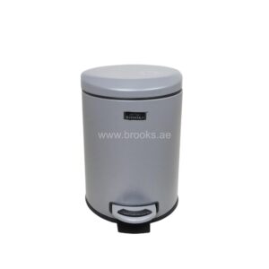 Brooks Vio Grey Pedal Bin Softclose 5ltr