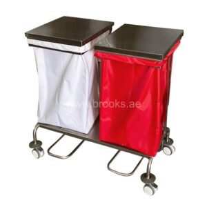 Linen Trolley Double Bag
