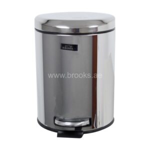 Brooks SS Pedal Bin Moonlid 5Ltr Mirror Finish 