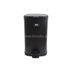 Brooks Ziol (Daze) Black Square Pedal Bin 12Ltr
