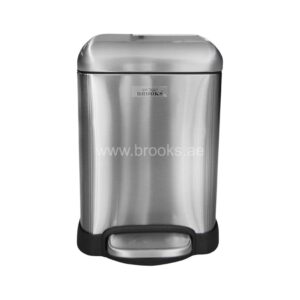 Brooks Fine SS FRP Softclose Pedal Bin 6Ltr 