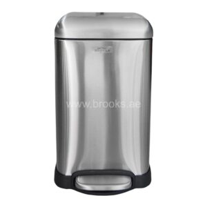 Brooks Fine SS FRP Softclose Pedal Bin 12Ltr