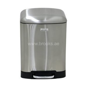 Brooks Domino SS OD FRP Pedal Bin Smooth Edge 6Ltr