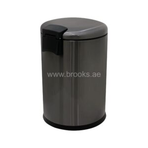Brooks Silo SS Pedal Bin 12Ltr Black Gold 