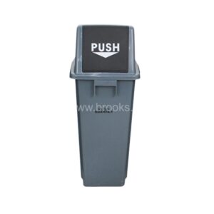 Brooks Kesh Plastic Push Bin 60Ltr