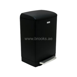 Brooks Lavist FRP Softclose Pedal Bin 12Ltr Black